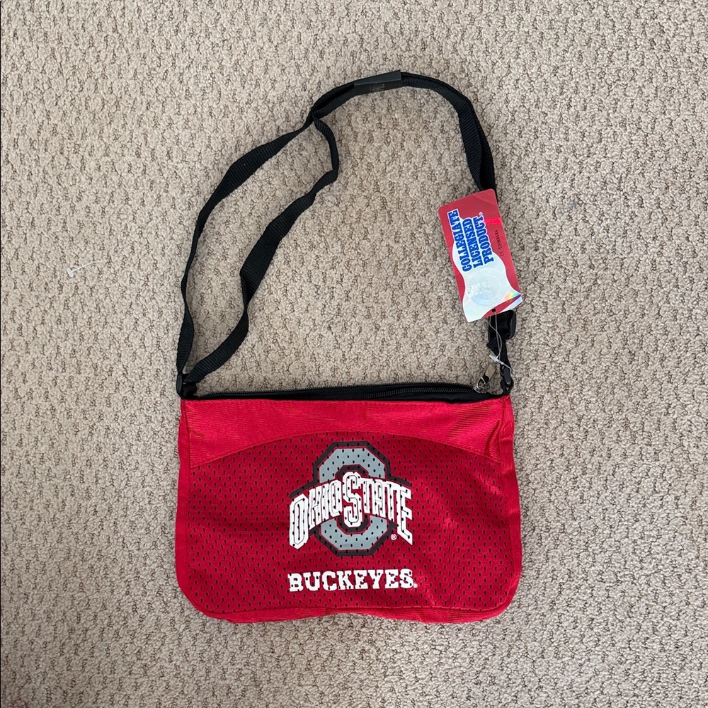 Ohio State Buckeyes Red Crossbody Bag